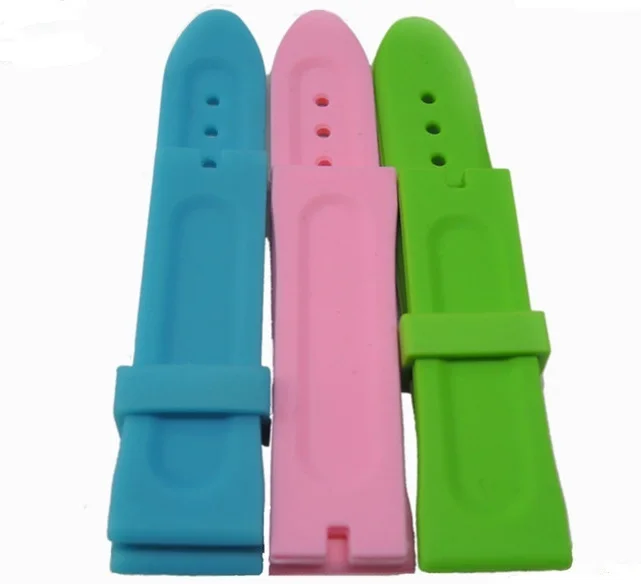 24MM Factory Price High Quality  Rubber Silicone Watch Band