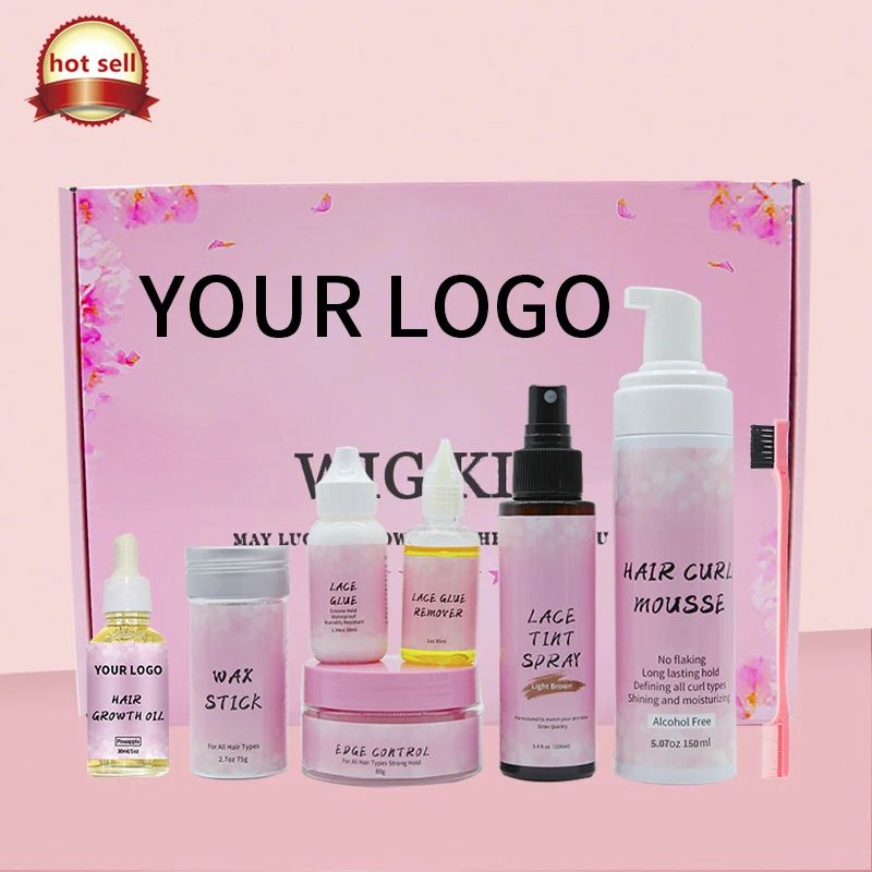 2021 New Style Lace Glue Wig Adhesive Waterproof hair extensions tools Brilliant hair extension glue custom packaging