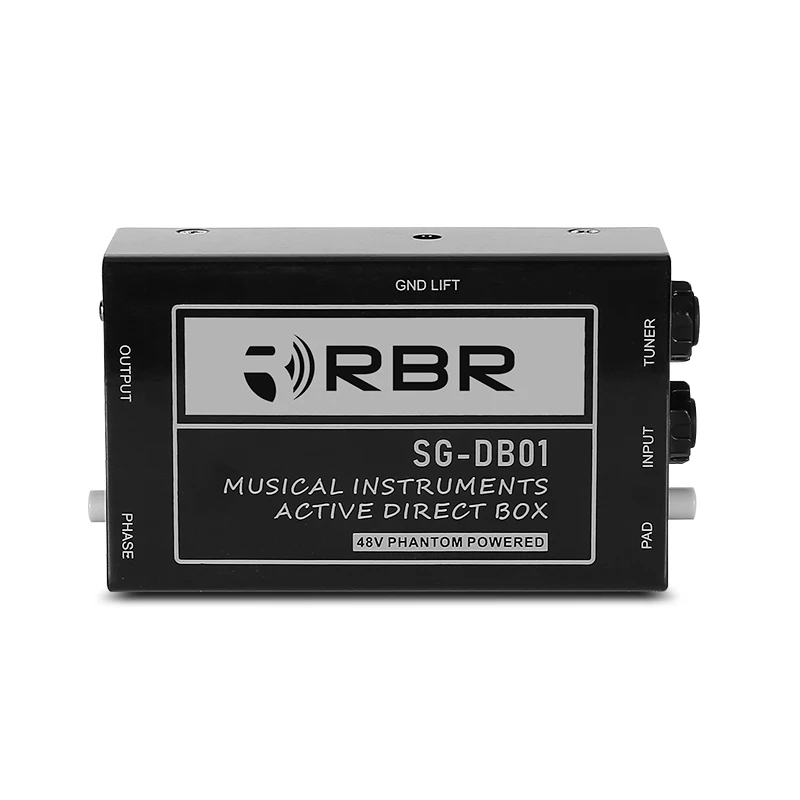 Ground Lift sgdb01 Active Direct Box for Guitar Bass Guitar Keyboard Live Performance or Studio