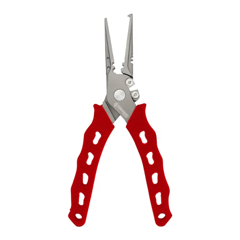 Funadaiko Aluminum Alloy Lure Fishing Plier Fishing Tools Line Cutter Multifunctional Scissors Hook Remover Fishing Pliers