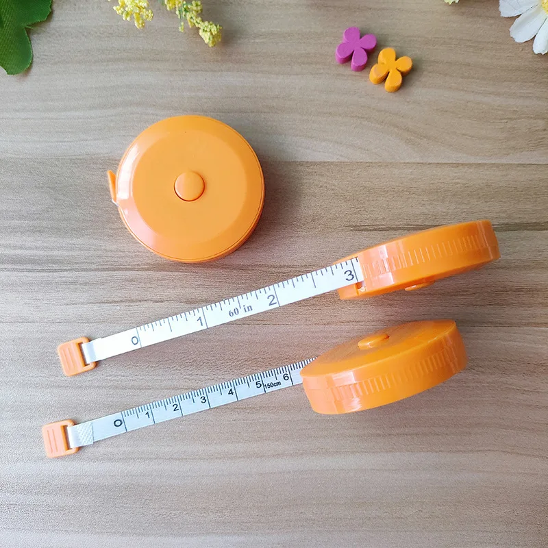 Wholesale 1.5m plastic small measuring tape three inches soft ruler home measurement tailor tape measure