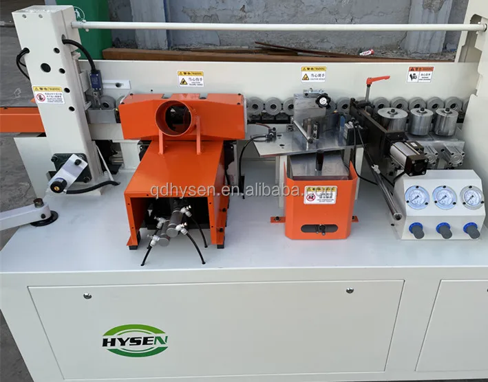 HYSEN HS506 Fully Automatic Edge Banding Machine Woodworking Plywood Furniture  With Pre-milling Function Edgebander