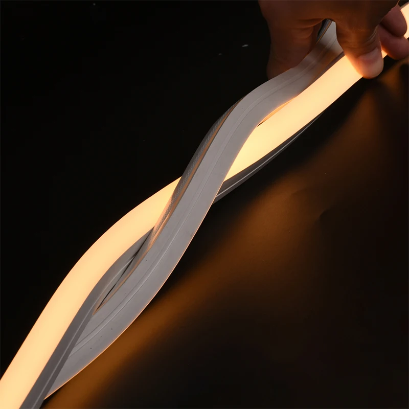 Custom Smart LED Neon Lights 5M Per Roll Flexible Neon Tube Lamp 16x16mm 3D Neon Flex Light Strip Magic RGB Led Strip Light