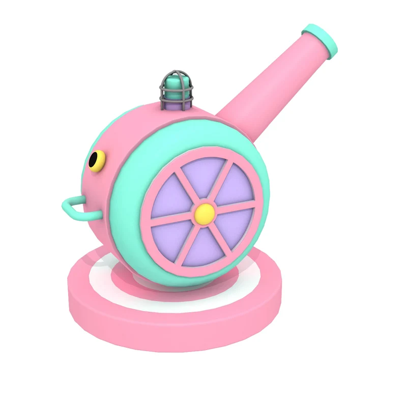 Interesting Kids Toddler Ball Shooter Playground Amusement Kids Blower Playground Gun Play Ball Blaster Air Blower Ball Cannons