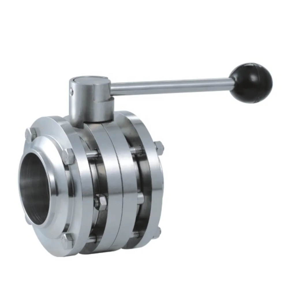Factory Wholesale Price Clean Room Milk Juice Butterfly Valve
