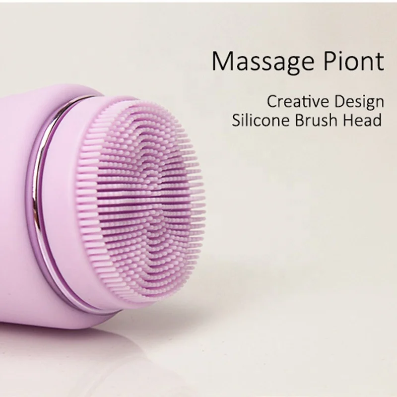 Cosmetic Instrument Silicone Gel Face Beauty Tool Sonic Facial Cleansing Brush for All Skin Type