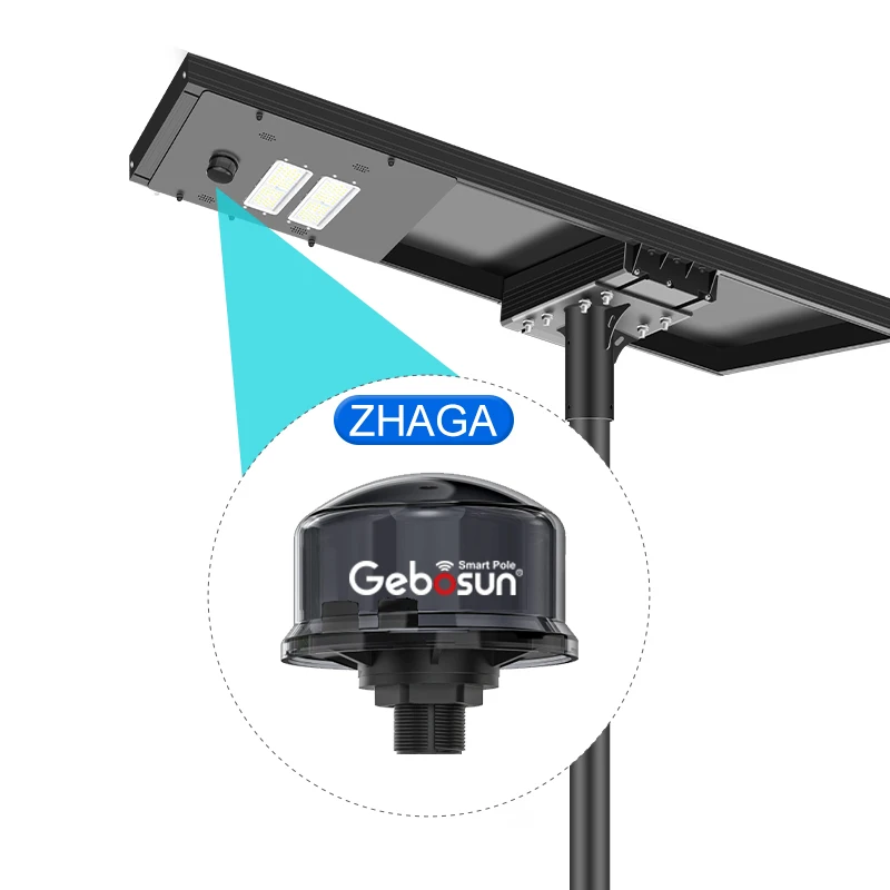 Gebosun Smart City LoRa-Mesh светодиодное уличное освещение система дистанционного управления Ip67 Светодиодный контроллер лампы ZHAGA