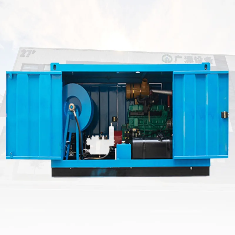 Large Pipe Drain Sewer Jetting Machine High Pressure Cleaner Hydro Blasting Equipment