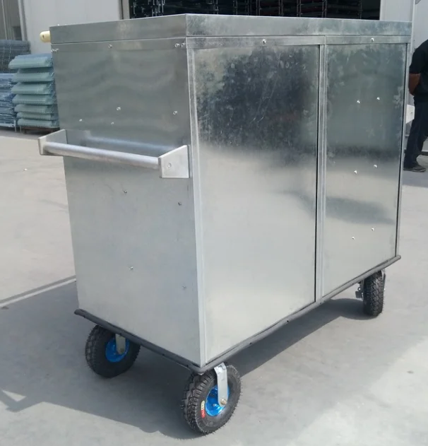 Horse Tack Locker Saddle Pad Box On Wheels Double Door  Horse Saddle Cabinet