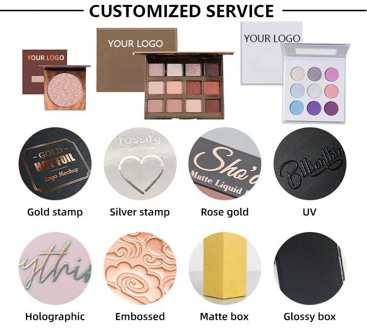 Hot Sale Halal Matte Nude Custom Eyeshadow Palette Eye Shadow 9 Color Makeup