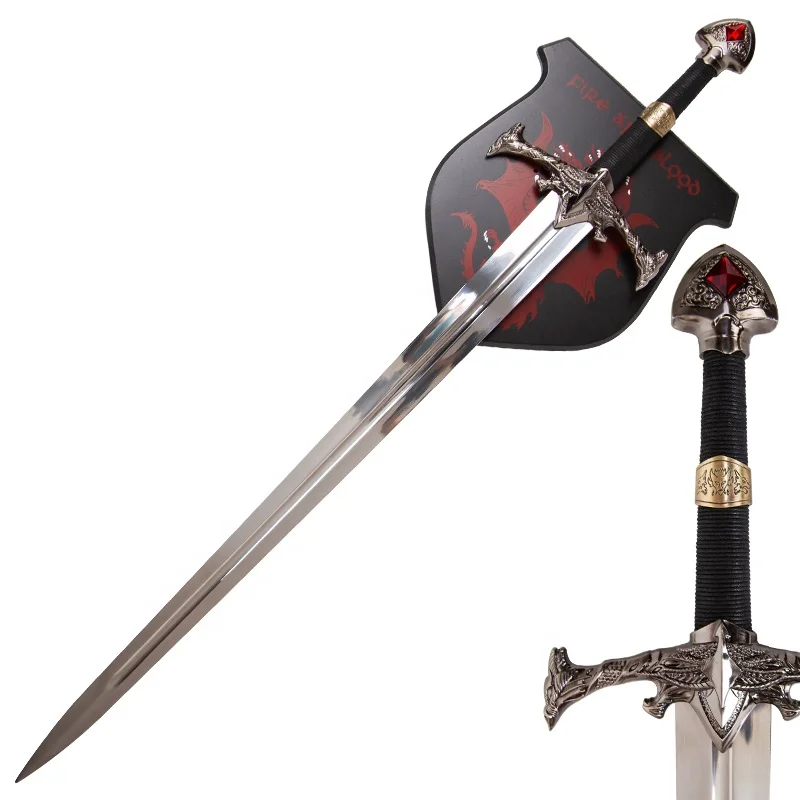 Book Edition House of the Dragon Weapon Aegon Blackfyre Sword Replica The Conqueror Game Thrones Sword For Cosplay Collection