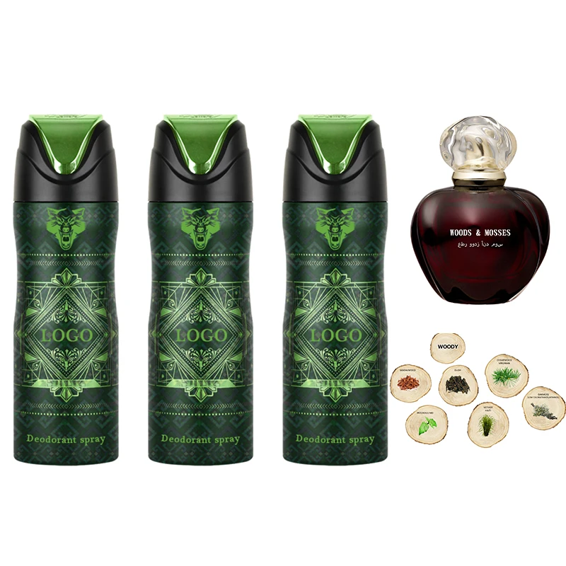 200ml Middle East Style Odor Removing Mens Body Spray