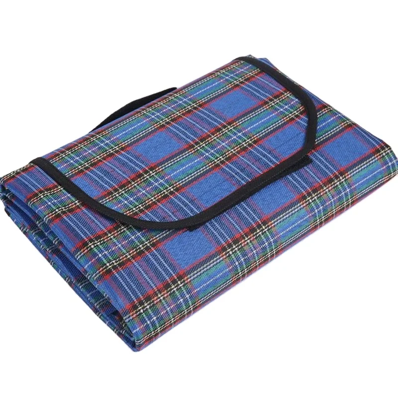 Portable Outdoor Waterproof Beach Blanket Custom Sand Proof Foldable Travel Picnic Blanket Folding Anti Sand Beach Mat