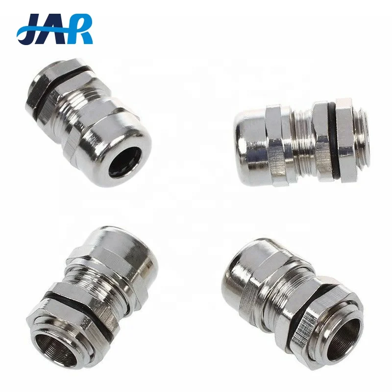 SY IP68 Europe Standard Waterproof Metal Brass Nickel Cable Gland