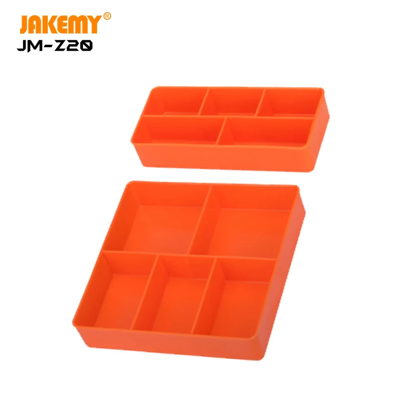 JAKEMY JM-Z20 Portable Lightweight Double-layer Mini Plastic Components Storage Box Tool Box for Small Parts