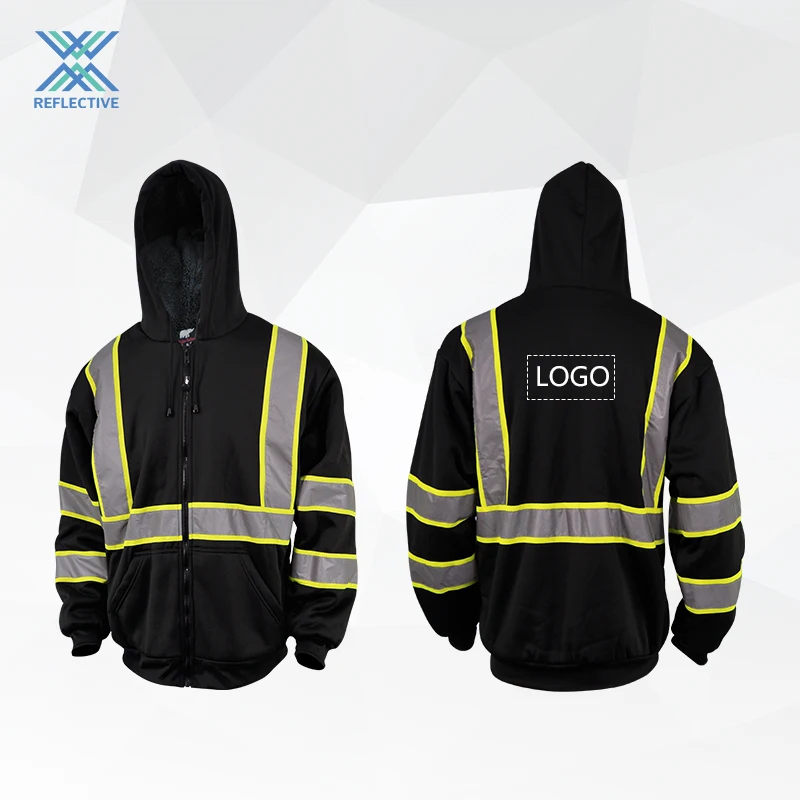 LX Custom Hi-vis Jackets Reflective Safety Jacket With High Reflective Stripe