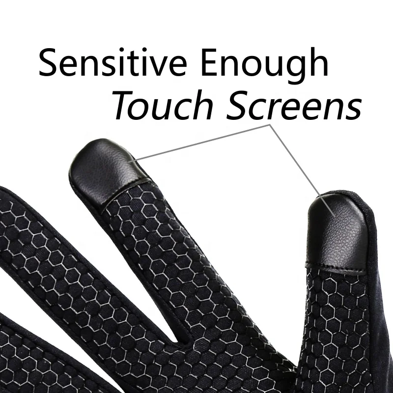 Custom Logo Winter Touch Screen Walking Running Gloves