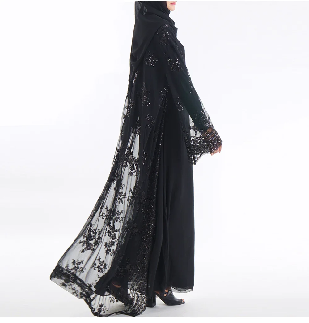 Muslim high-density sequin embroidery Dubai travel Middle East clothing 2-piece set