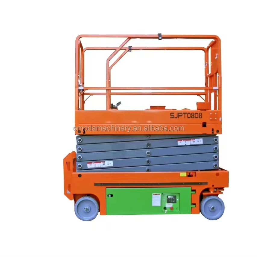 4-18m Rough terrain self propelled track scissor lift mobile hydraulic electric lifting scaffold work platform