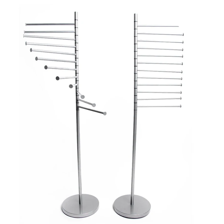 customized high qualityDisplay Stands Height Adjustable Metal Rotation Spinner Rack  braiding hair stand