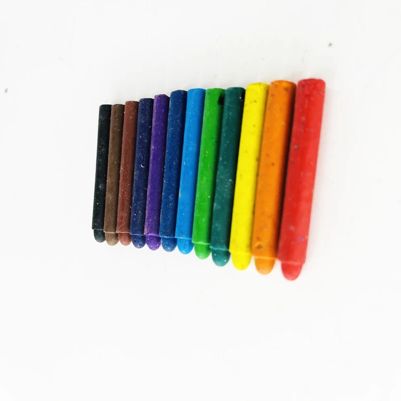 Bulk Selling Cheap Price Cute 12 Colors Mini Crayons for School Children Drawing and Sketching