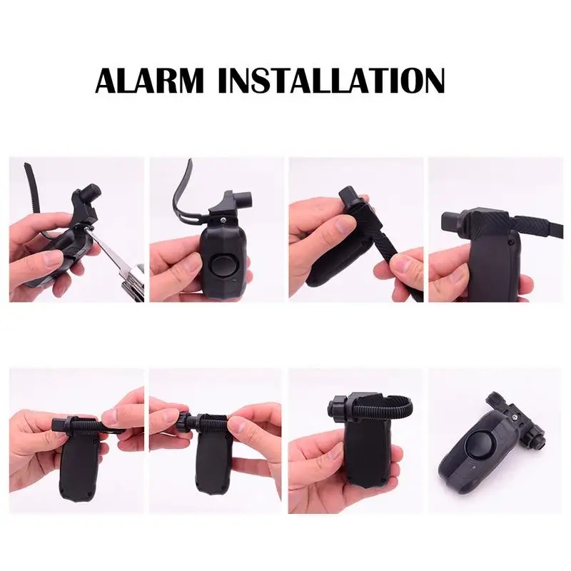 110dB USB Rechargeable Wireless Anti-Theft Vibration Motorcycle Bike Bicycle Security Lock Alarm with Remote Control