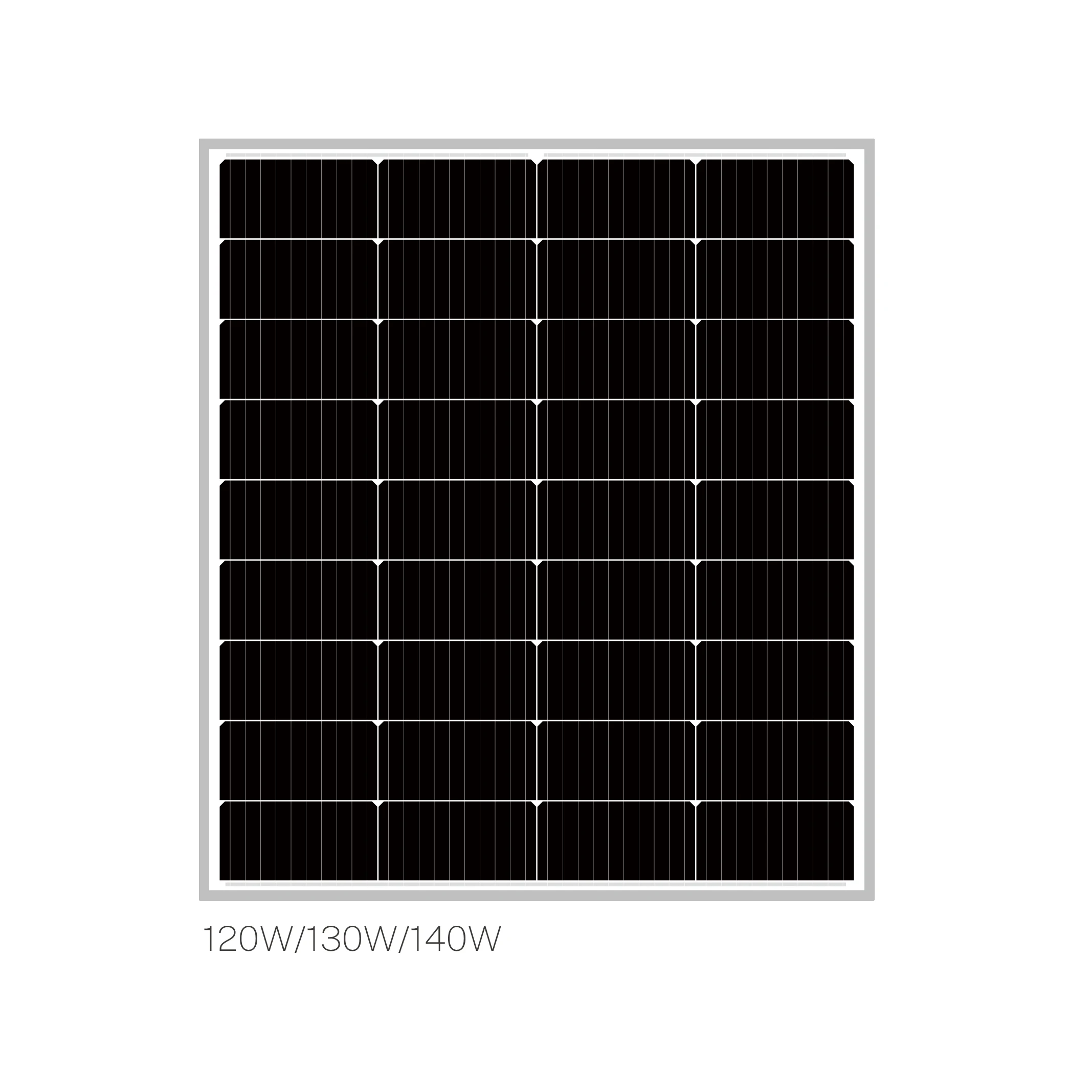 50W-170W Monocrystalline solar panels factory direct wholesale PERC half cut warranty 25years