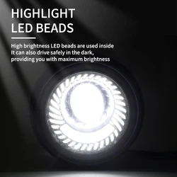 Wholesale Vintage Round Shape LED Headlamp Motorcycle 6.5 Headlight Motorcycle Modification Universal Purpose 6500k 26W+12V