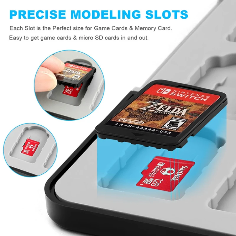 Wholesale Factory 32 Slots Micro SD Card Durable Portable holder case for display only