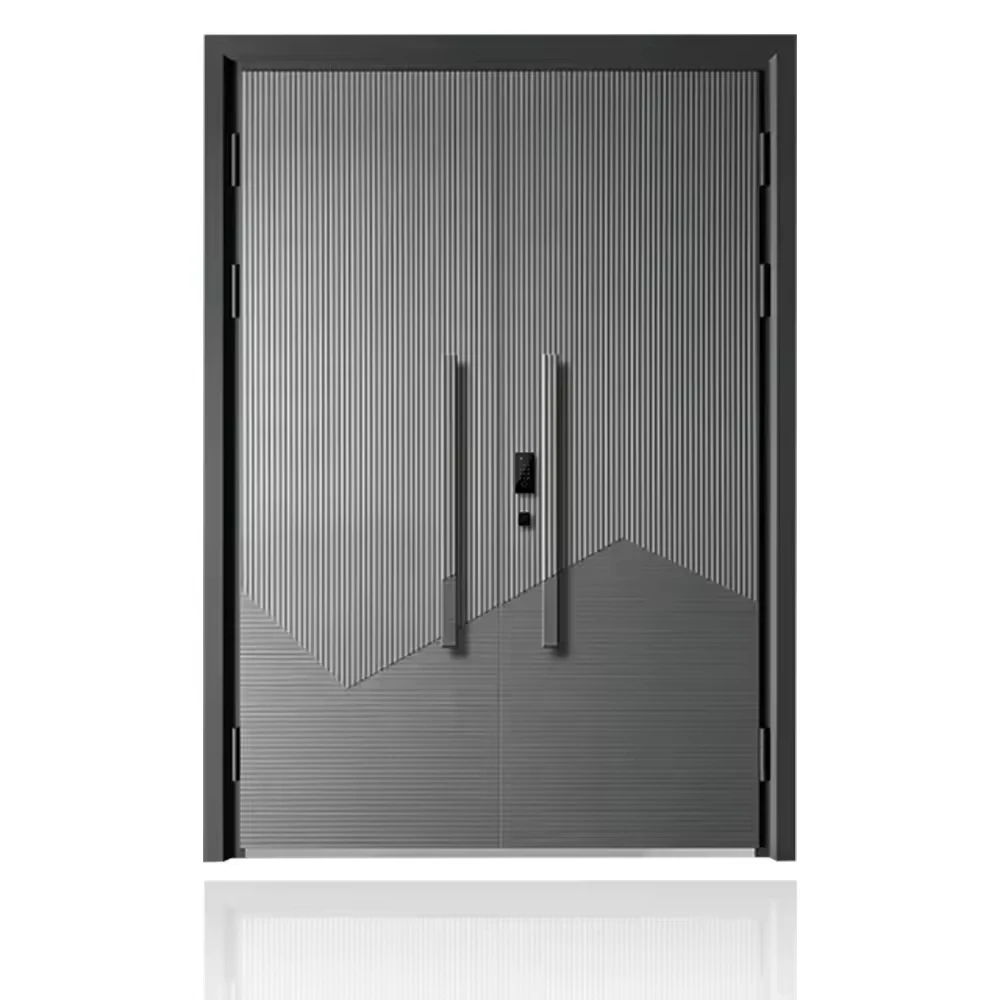 Factory Professional High Quality Armored Door Security Steel Door With Design Frame