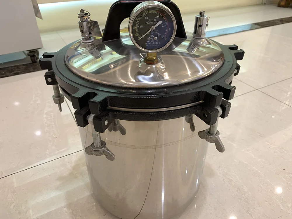 Portable Steam Sterilizer 24liter Autoclave Disinfection equipment Disinfection of tableware