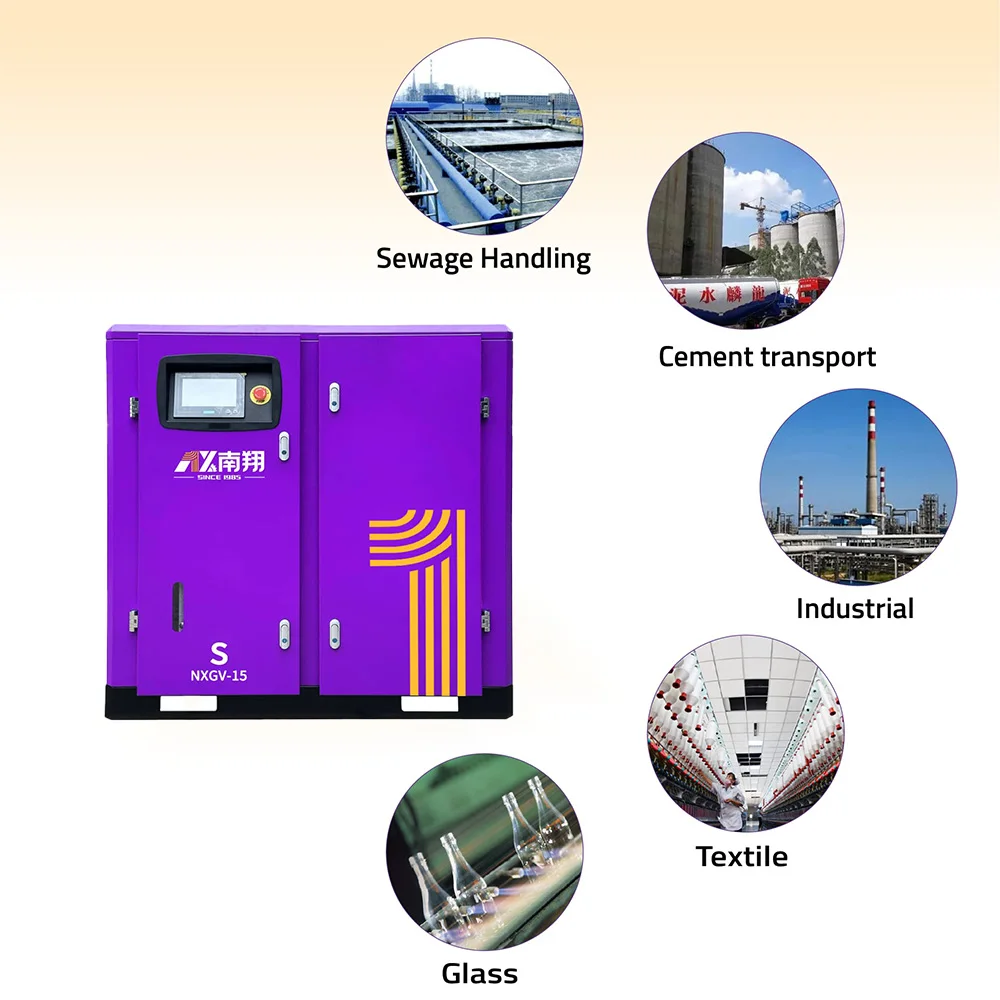 Low Price Electric 37kw 50hp Rotary Screw Air Compressor 240cfm Energy Saving Vsd Screw Air Compressor With Ghh Air End
