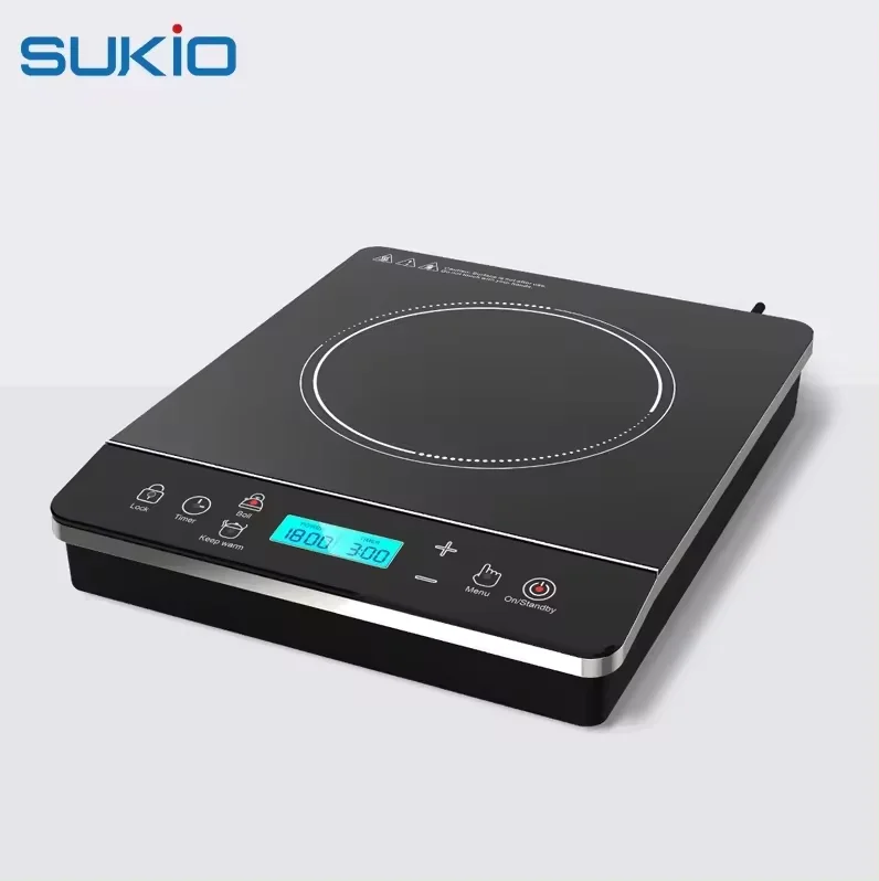 Touch Plate Single Burner Hot Pot Cooker Portable Electrical Induction Cooktops Electric Cooking Stove