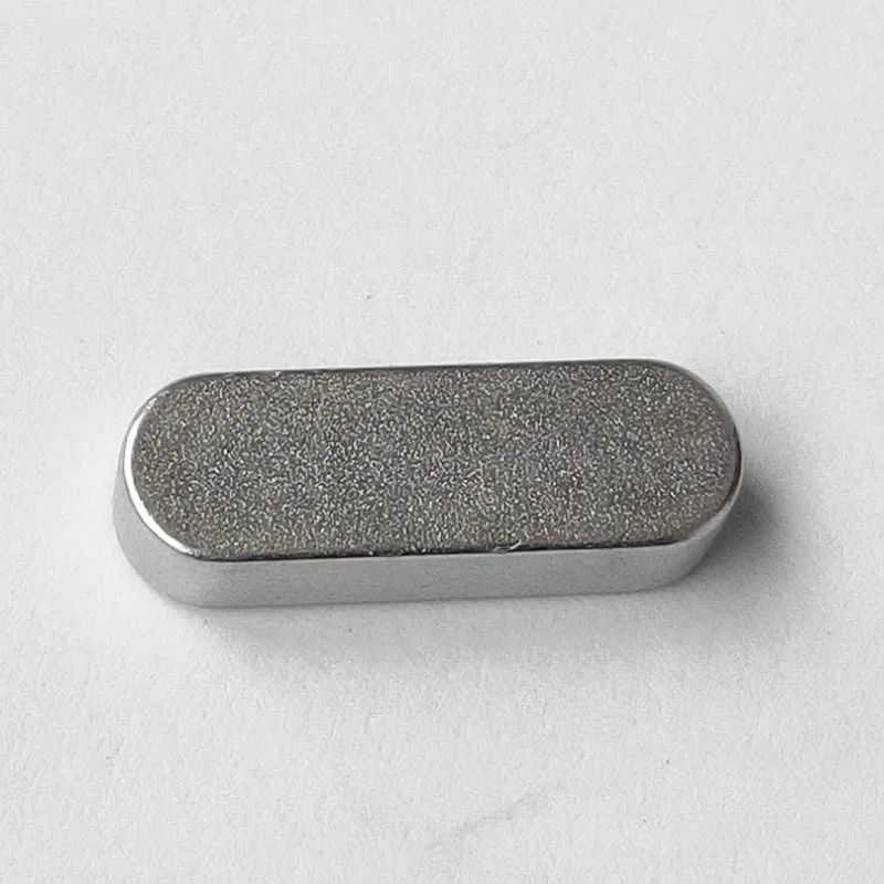 Magnetic Materials Customized Semicircular Flat Magnet Runway Button Round Neodymium Magnet Price N52 Ndfeb Magnet