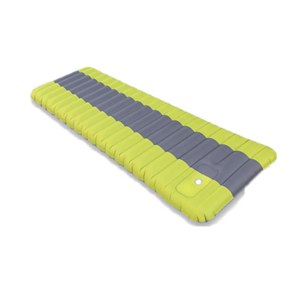 SOLO WILD ultralight folding fishing tpu sleeping mattress roll up mat lightweight air inflatable camping pad with built in pump