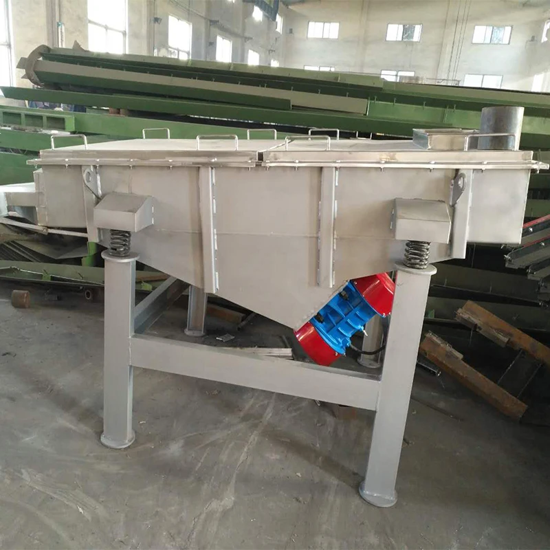 High Quality Straight Line square Sieve Sifter Machine for Popcorn Spice Salt Sesame