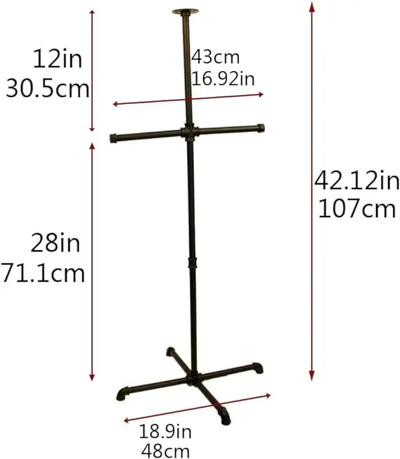 Tactical Gear Stand Helmet Vest Belt Display Rack