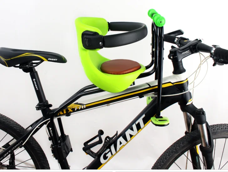 Hot Sale New Mountain road bike child safety seat baby cushion kids saddle with backrest foot pedals for 0-6 years old