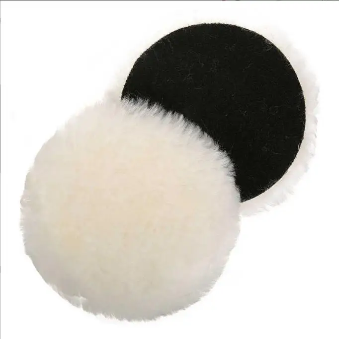 Полировальная накладка из 100% чистой овечьей шерсти, фирменная торговая марка, полировальная Накладка для ухода за автомобилем, полировальные накладки из красивой шерсти