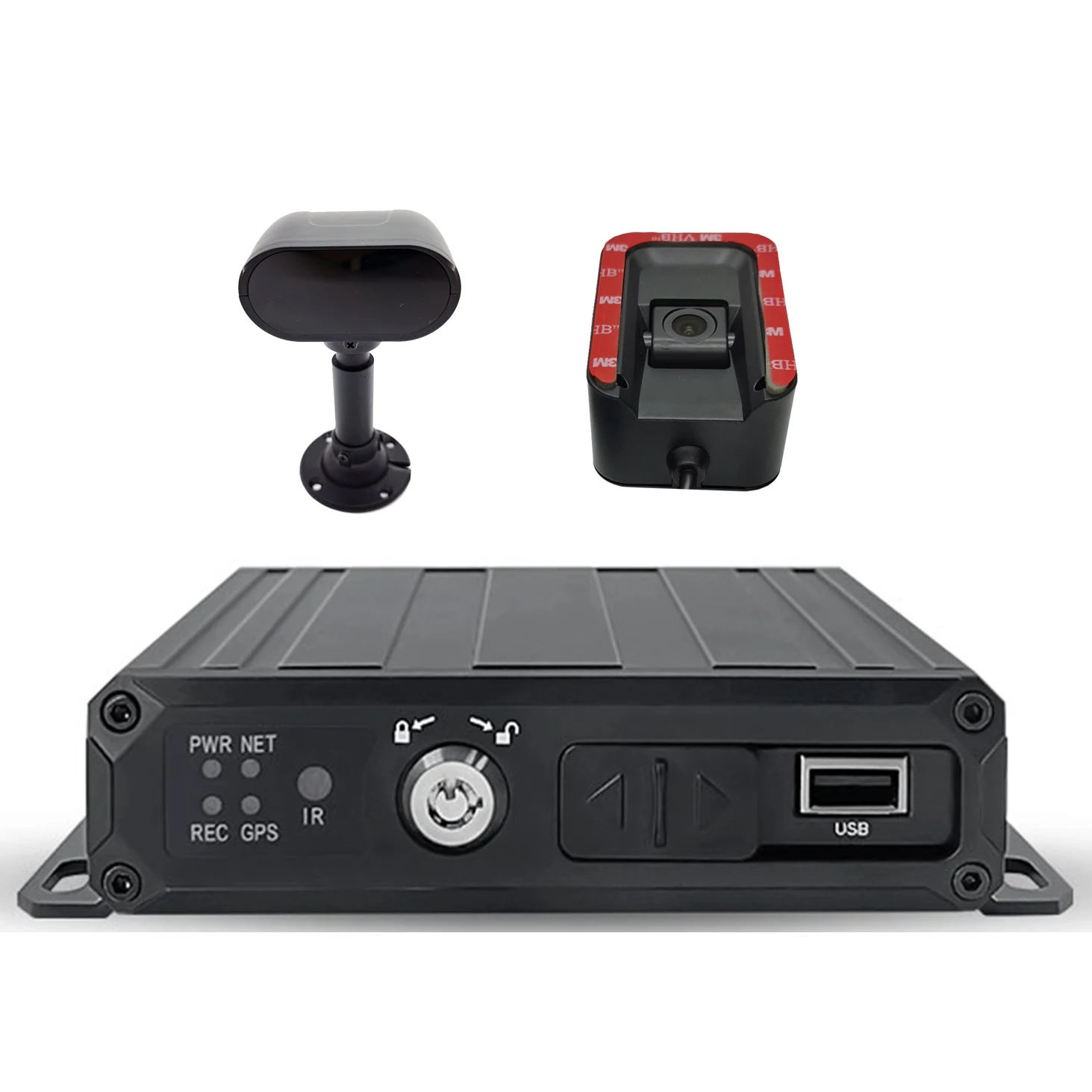 4G driver fatigue monitor GPS location fleet management MDVR with ADAS system DMS DSM