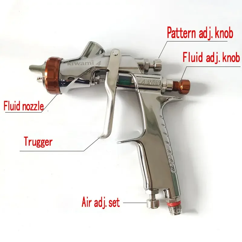 Hot Sales Anest Iwatas Spray Gun Kiwami 4 Series Spray Gun Painting Car Hvlp Made In Japan