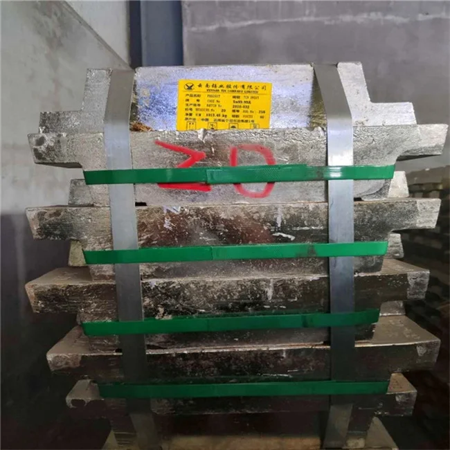  pure Tin Ingot/Sn99.90 Sn99.95