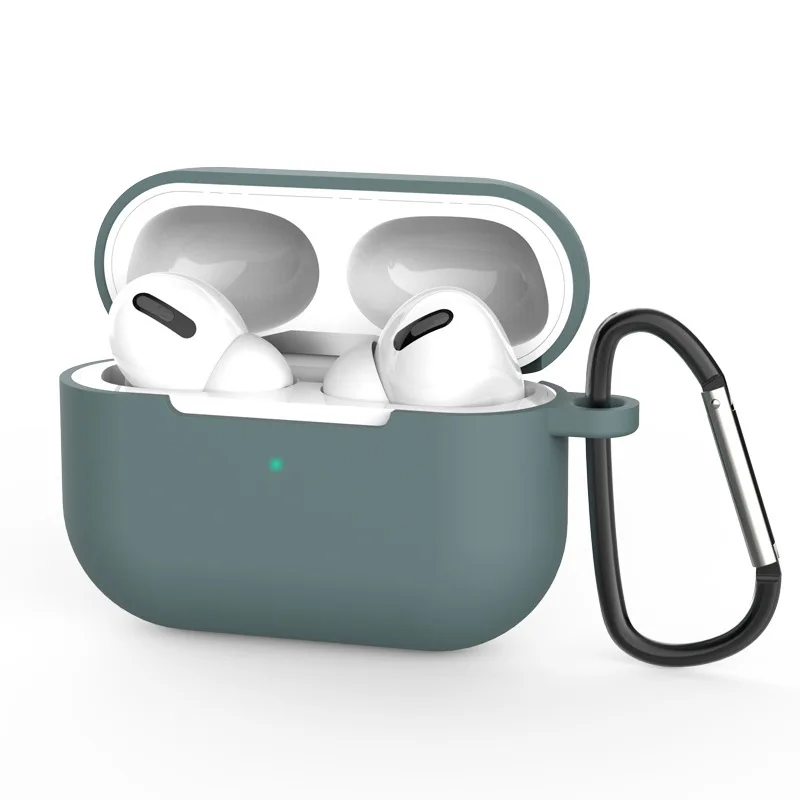 Силиконовый чехол с логотипом под заказ для Airpods 4 3-го поколения противоударный защитный наушников Pro