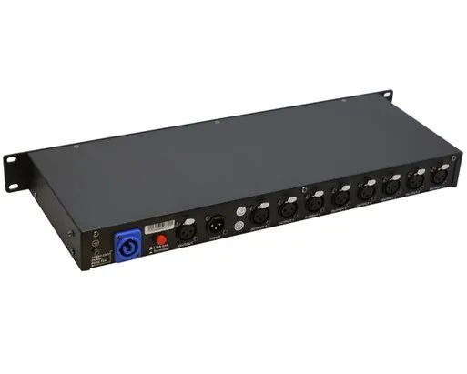 Eight way DMX distributor stage lighting system equipment