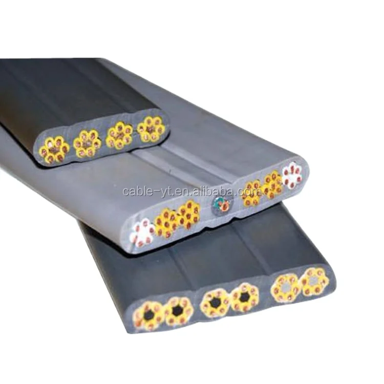 YFFB Cold Resistance Flat Flexible Overhead travelling power cable for crane lift