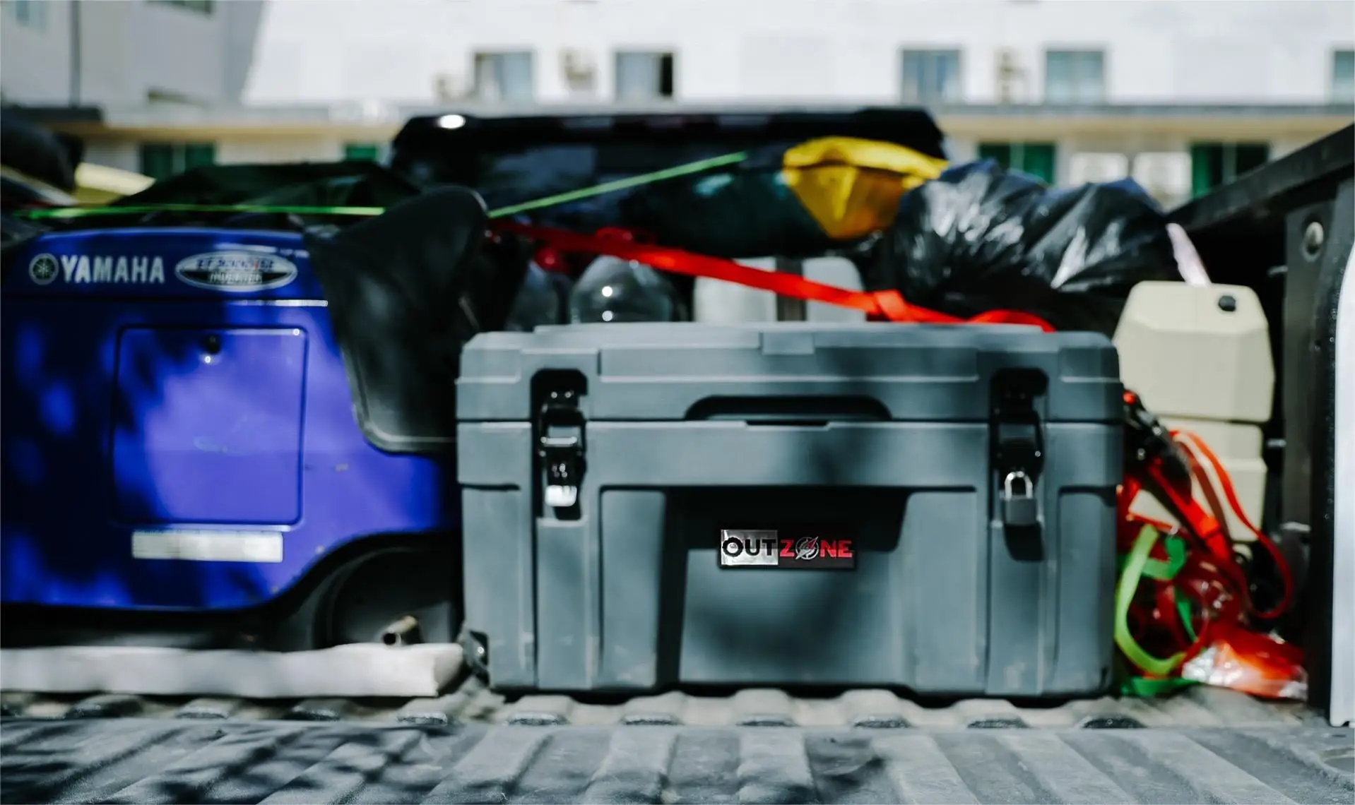 Outdoor Hard Rotomolding Storage Tool Box 55L 66L 76L 80L 83L 86L 125L 128L 132L 150L  LLDPE Cargo Case with Handles