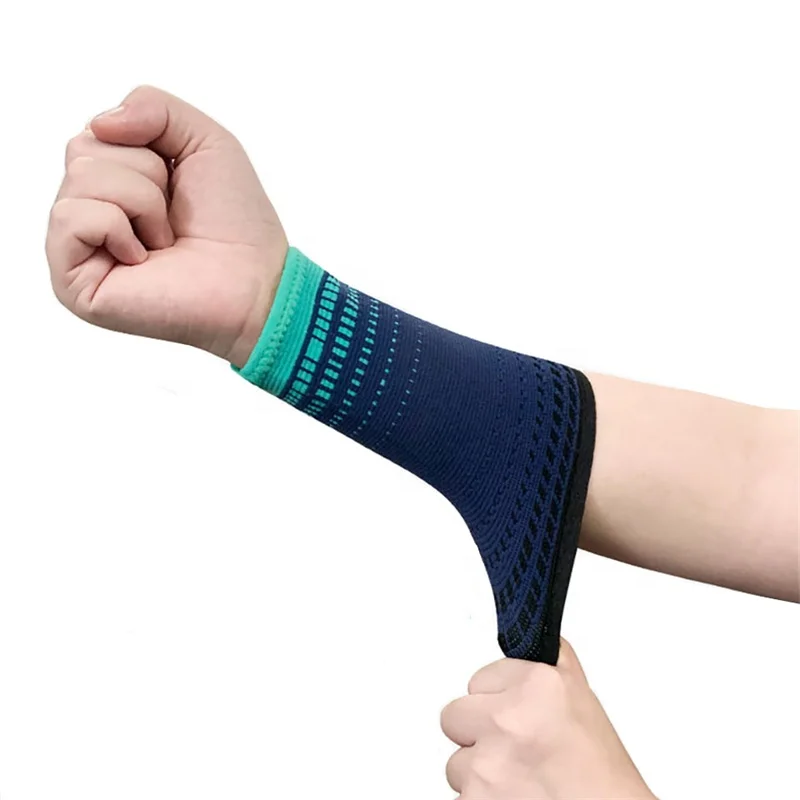  New styles Colorful High Elastic Sports Wrist Sweatbands long breathable