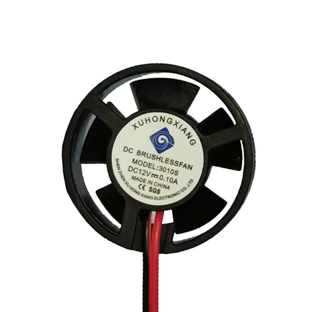 30x30x10mm 5V  12V round frame 30mm mini dc fan brushless fan 3010 dc cooling fan