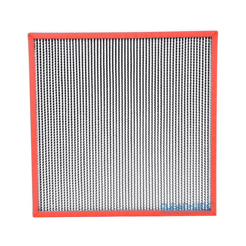 Quality HEPA filter high temperature resistant h13 h14 fiberglass panel air HEPA filter for very high temperature