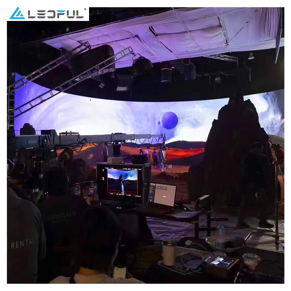P2.6 Hz VFX Virtual Production LED Wall Film Studio XR AR Virtual Studio LED Truss Display For Event Hanging Rental LED Screen
